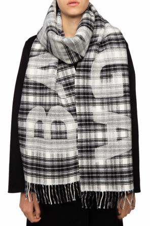 Patterned scarf with a plaid motif, zdjęcie 2 Patterned scarf with a plaid motif od Balenciaga